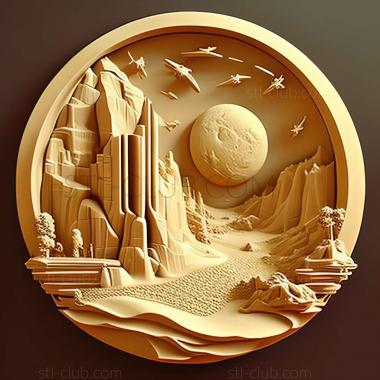 3D model Chesley Bonestell (STL)